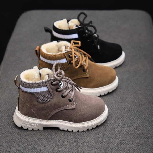 Children Casual Shoes Autumn Winter Martin Boots Boys