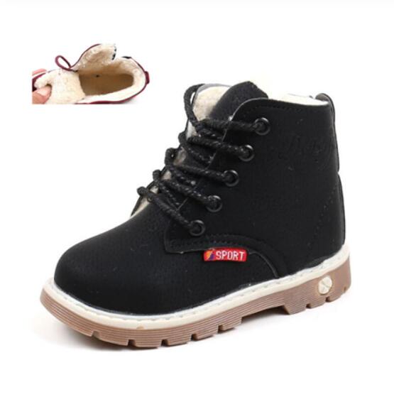 Children Casual Shoes Autumn Winter Martin Boots Boys