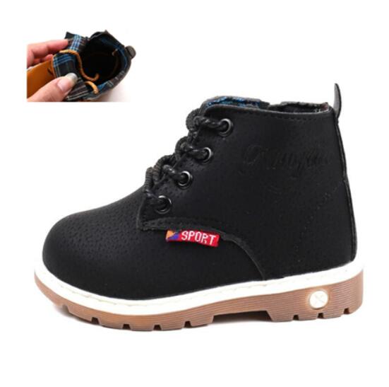 Children Casual Shoes Autumn Winter Martin Boots Boys