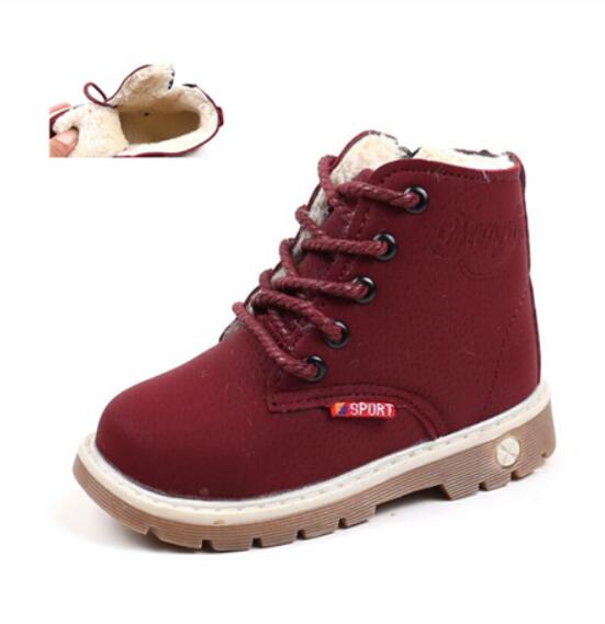 Children Casual Shoes Autumn Winter Martin Boots Boys