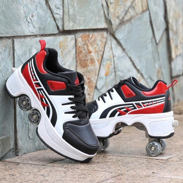 HOT Roller skates 4 wheels adults unisex casual shoes children skates