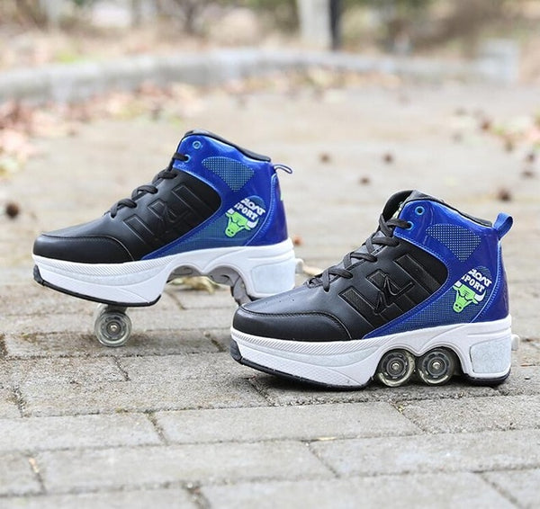 HOT Roller skates 4 wheels adults unisex casual shoes children skates