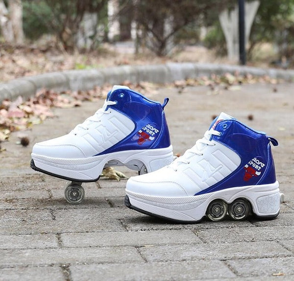 HOT Roller skates 4 wheels adults unisex casual shoes children skates