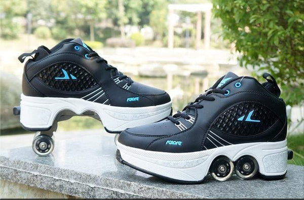 HOT Roller skates 4 wheels adults unisex casual shoes children skates