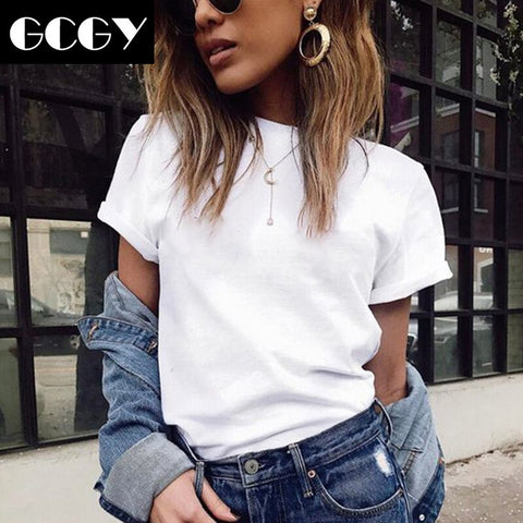 GCGY 2020 Brand New Womens Mix Cotton T-Shirt